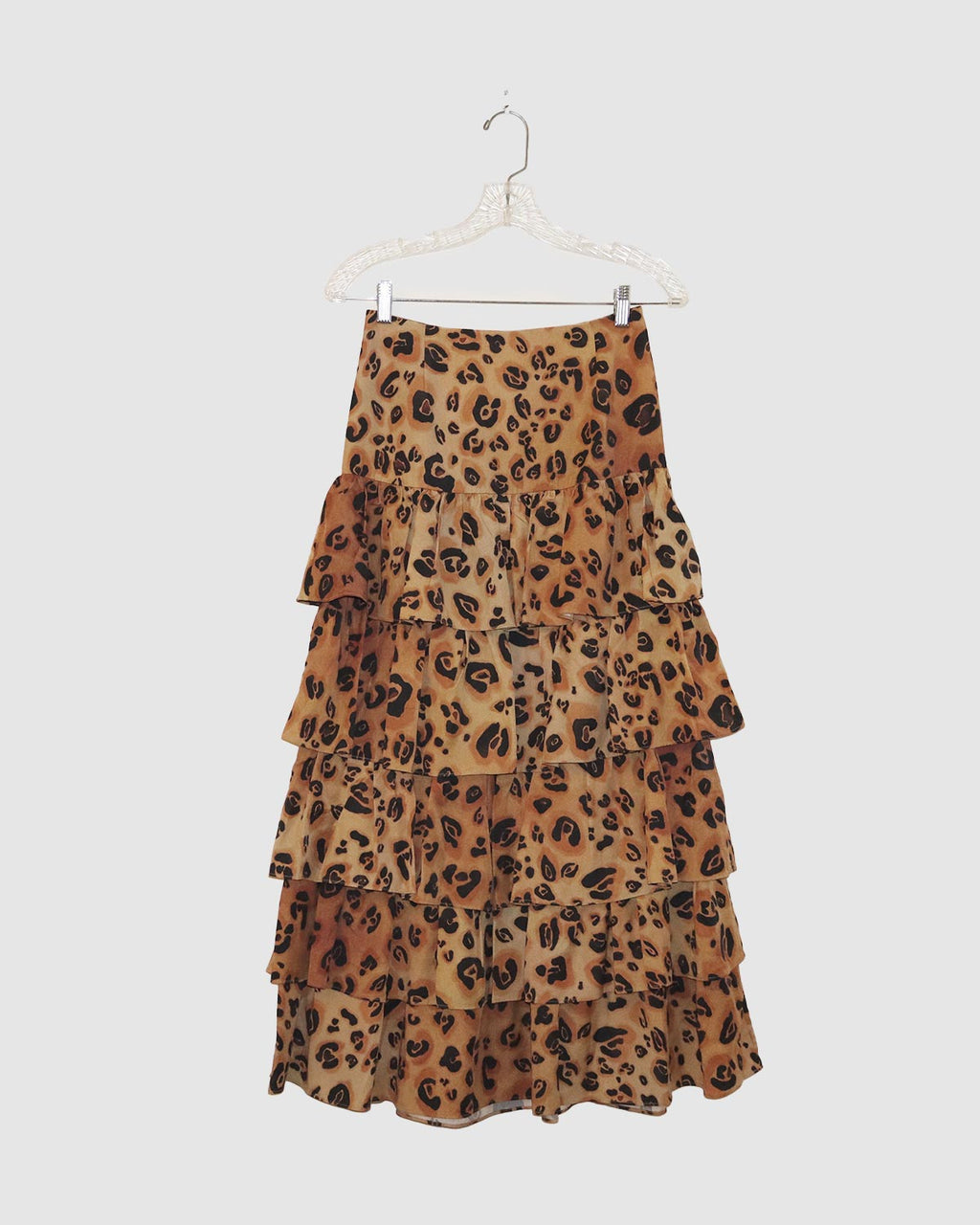 Leopard Print Midi Length Skirt – In The Name Of Clothes
