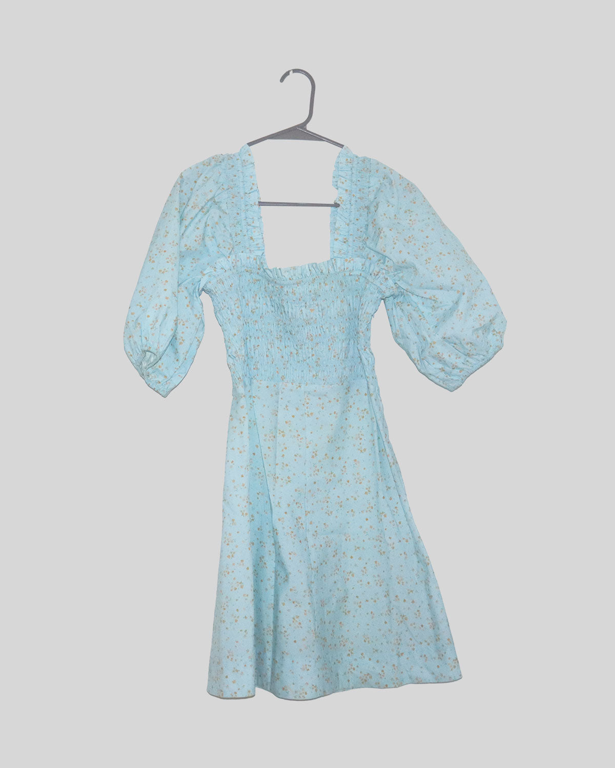 ganni floral print mini dress Floral Print Mini Dress – In The Name Of Clothes