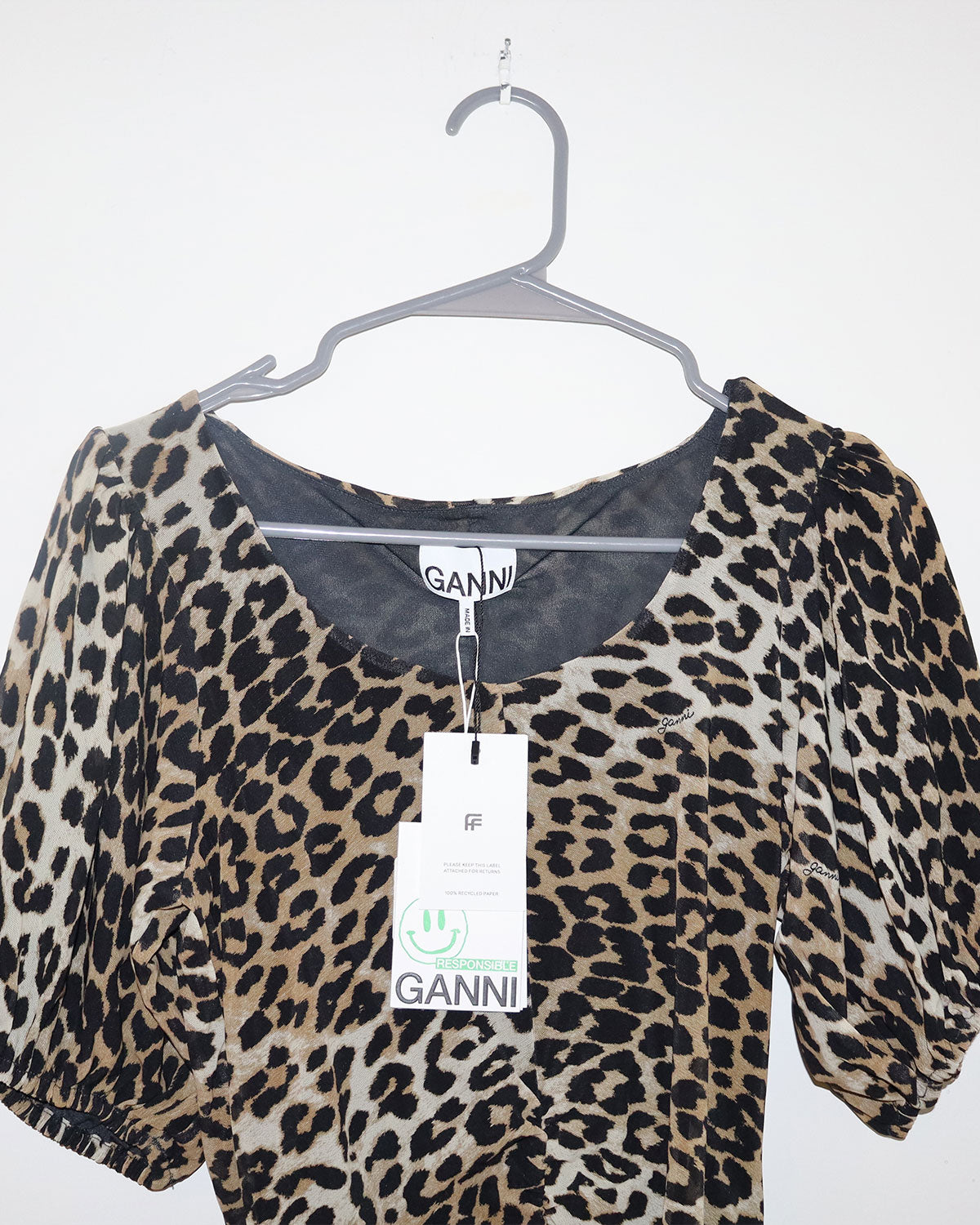 Animal Print Mini Dress