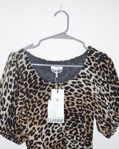 Animal Print Mini Dress