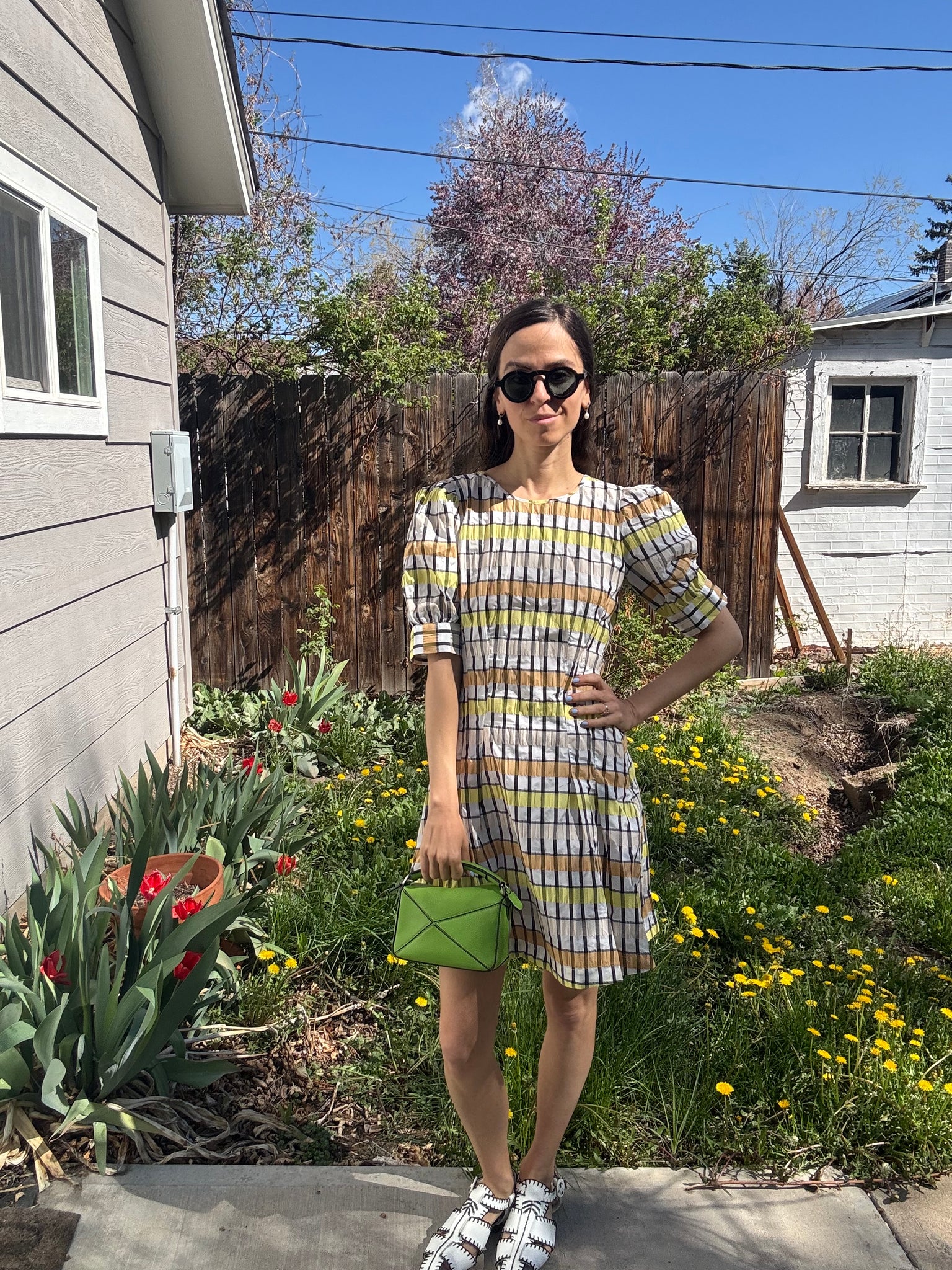 Printed Mini Dress