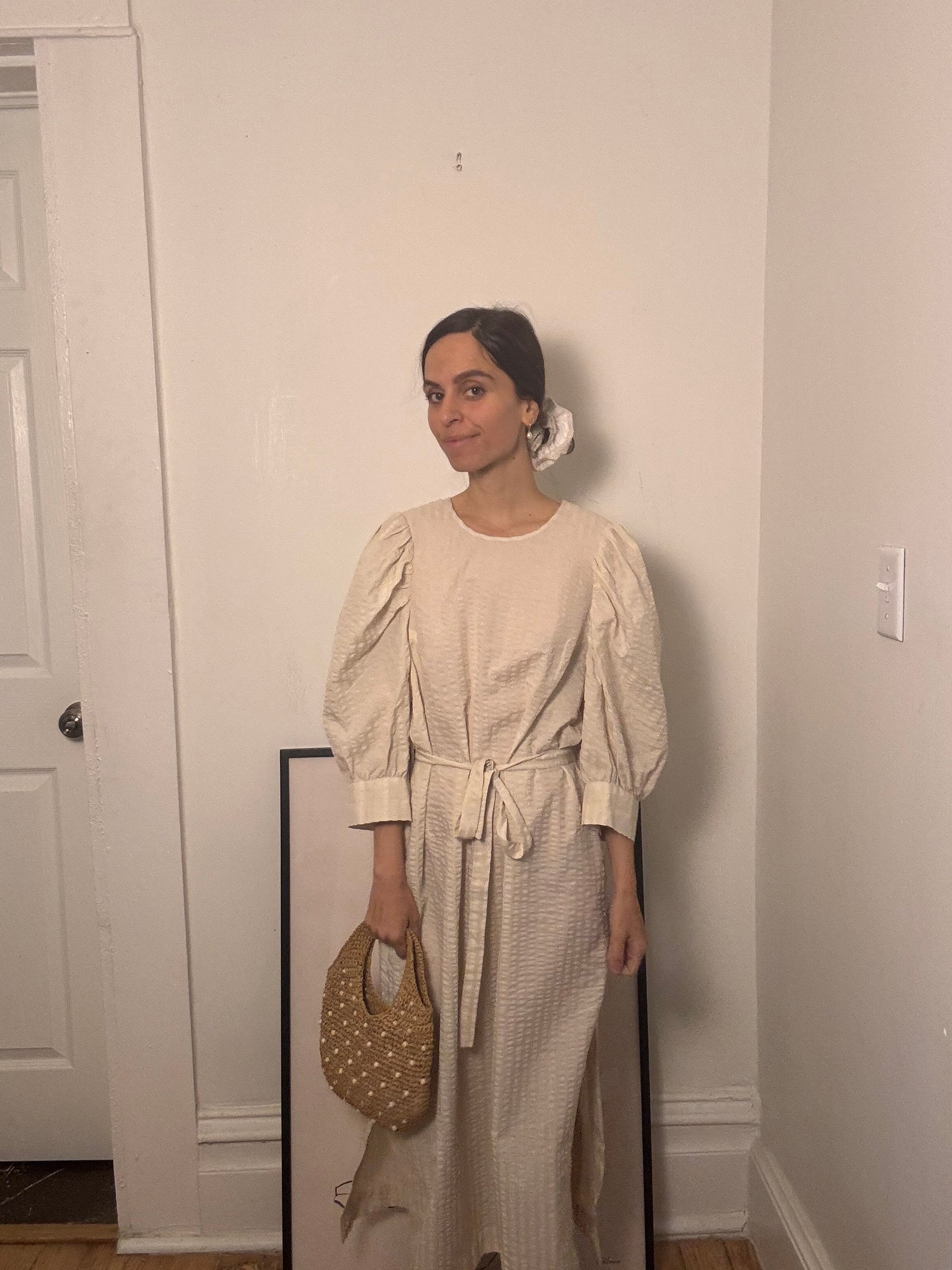 Crew Neck Long Dress