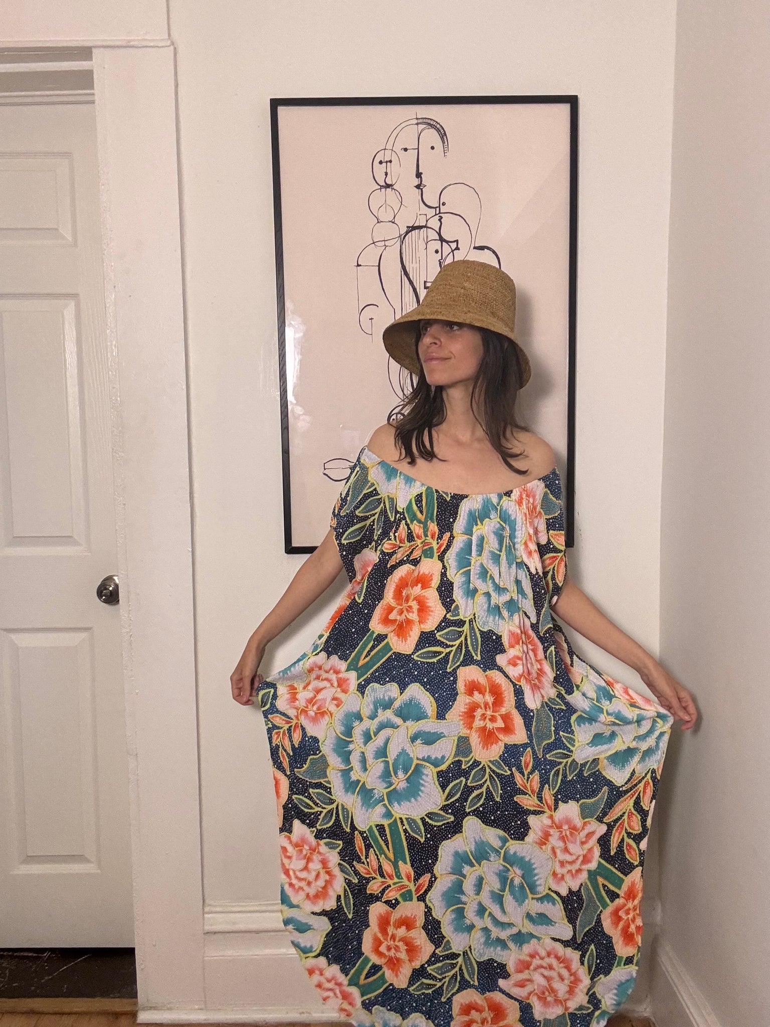 Floral Printed Maxi Dress