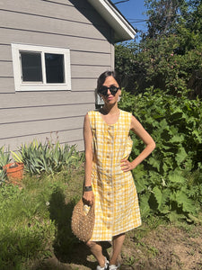 Plaid Print Mini Dress