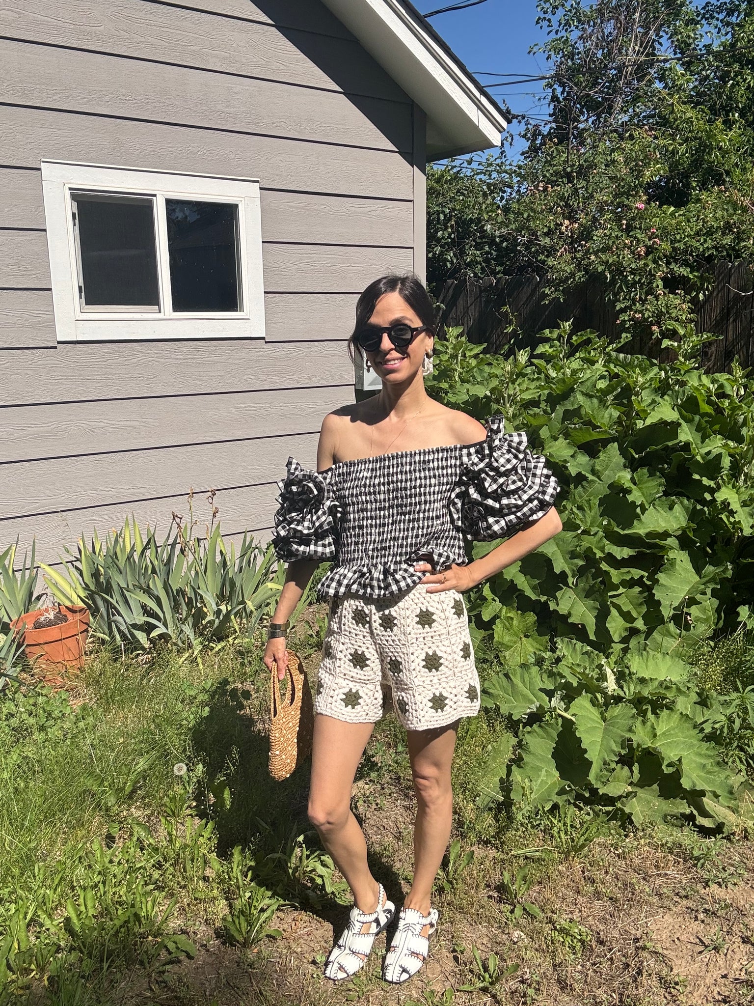 Knit Mini Shorts