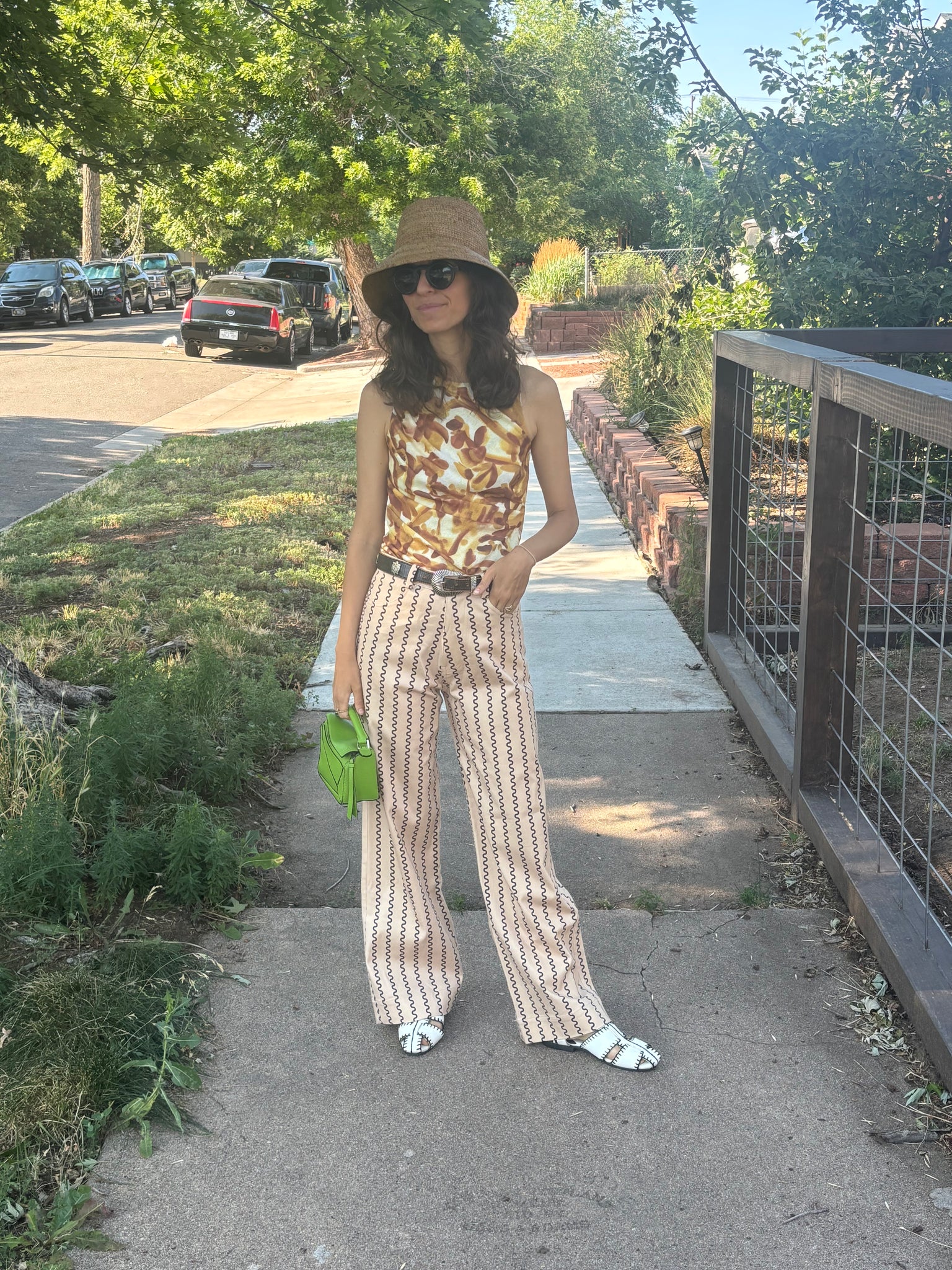 Striped Wide Leg Pants