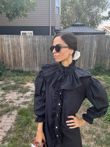 Mock Neck Mini Dress