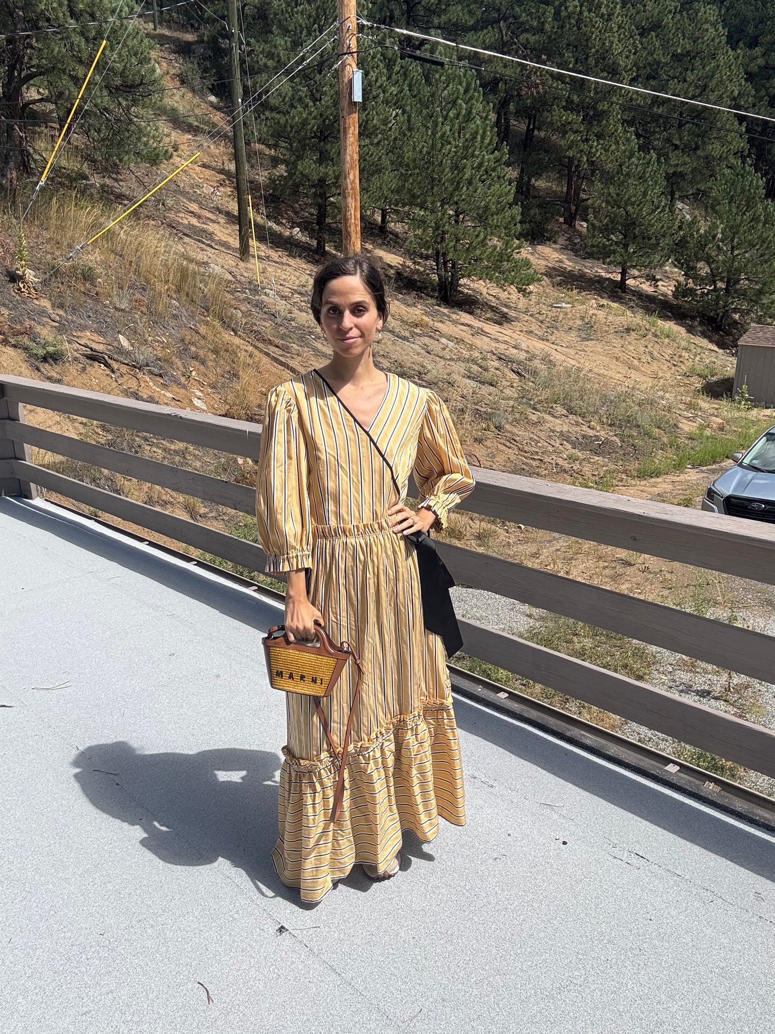 Striped Long Dress