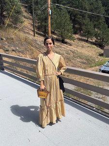 Striped Long Dress