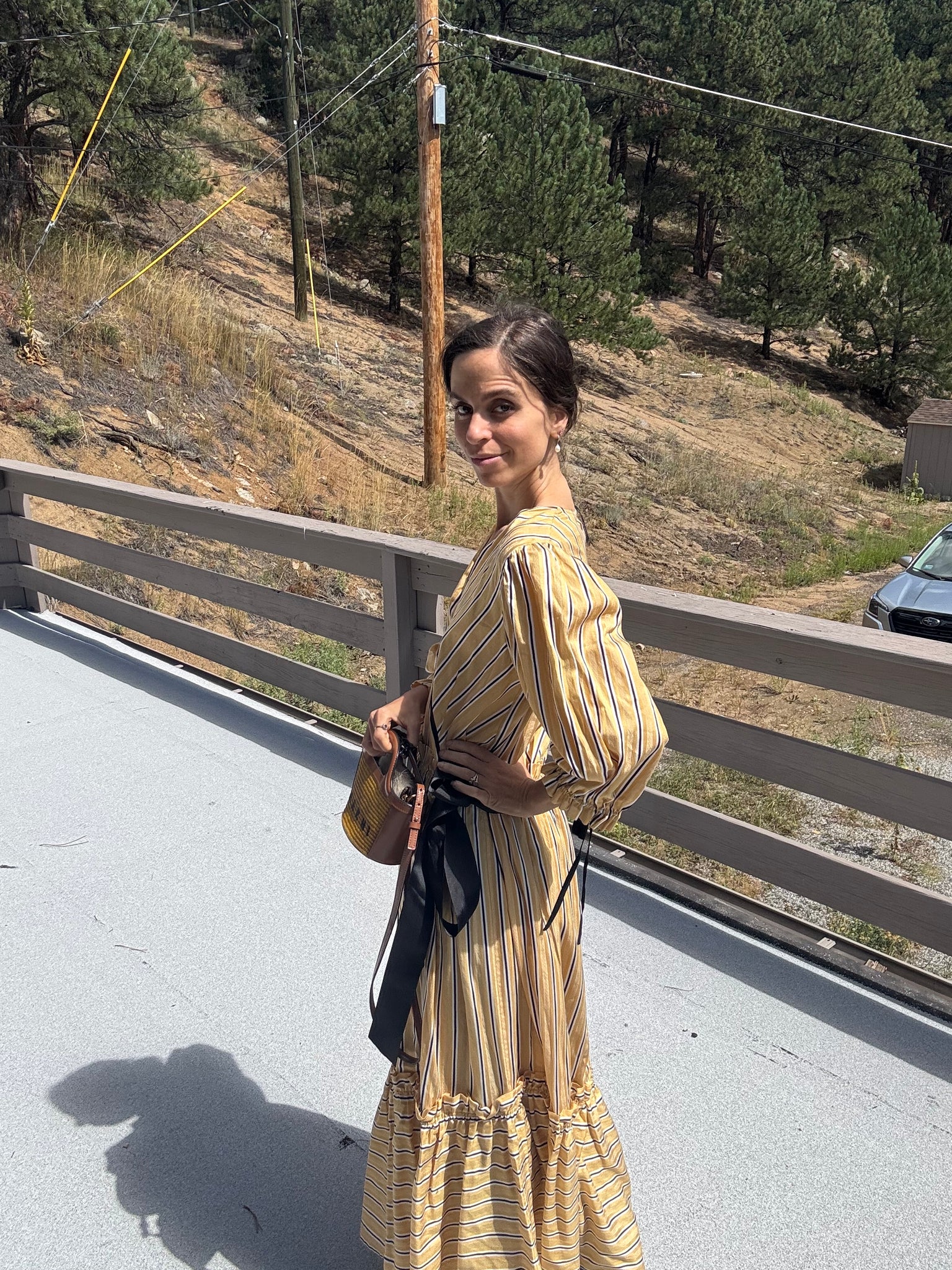Striped Long Dress