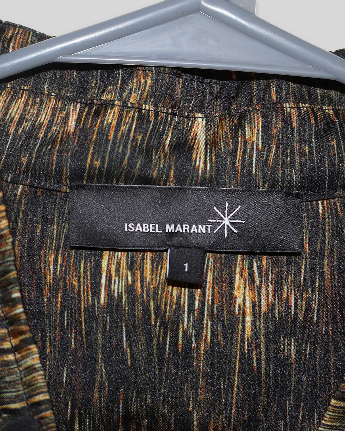 Isabel Marant Printed Cowl Neck Blouse