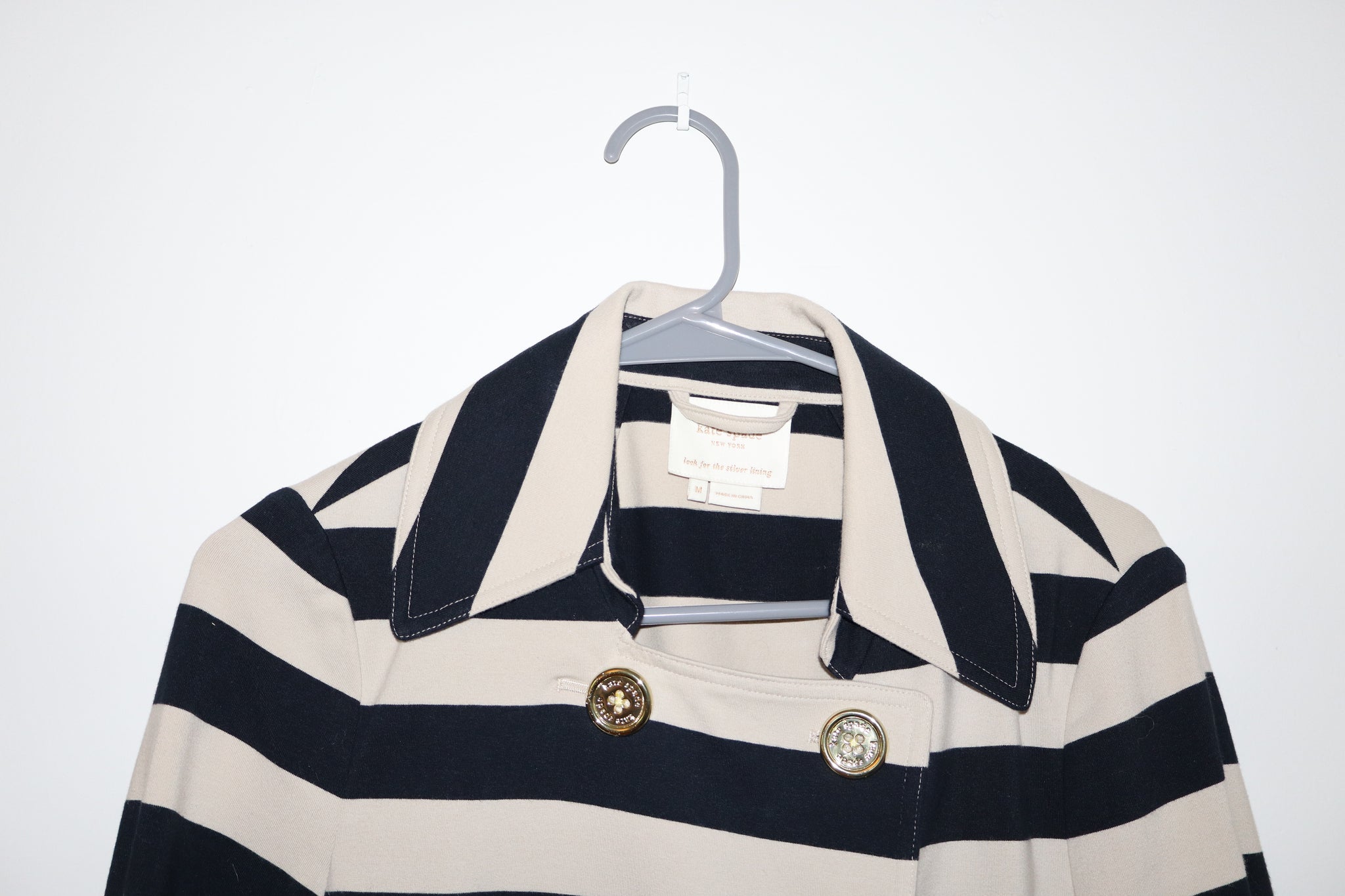 Kate Spade New York Striped Jacket Size: M