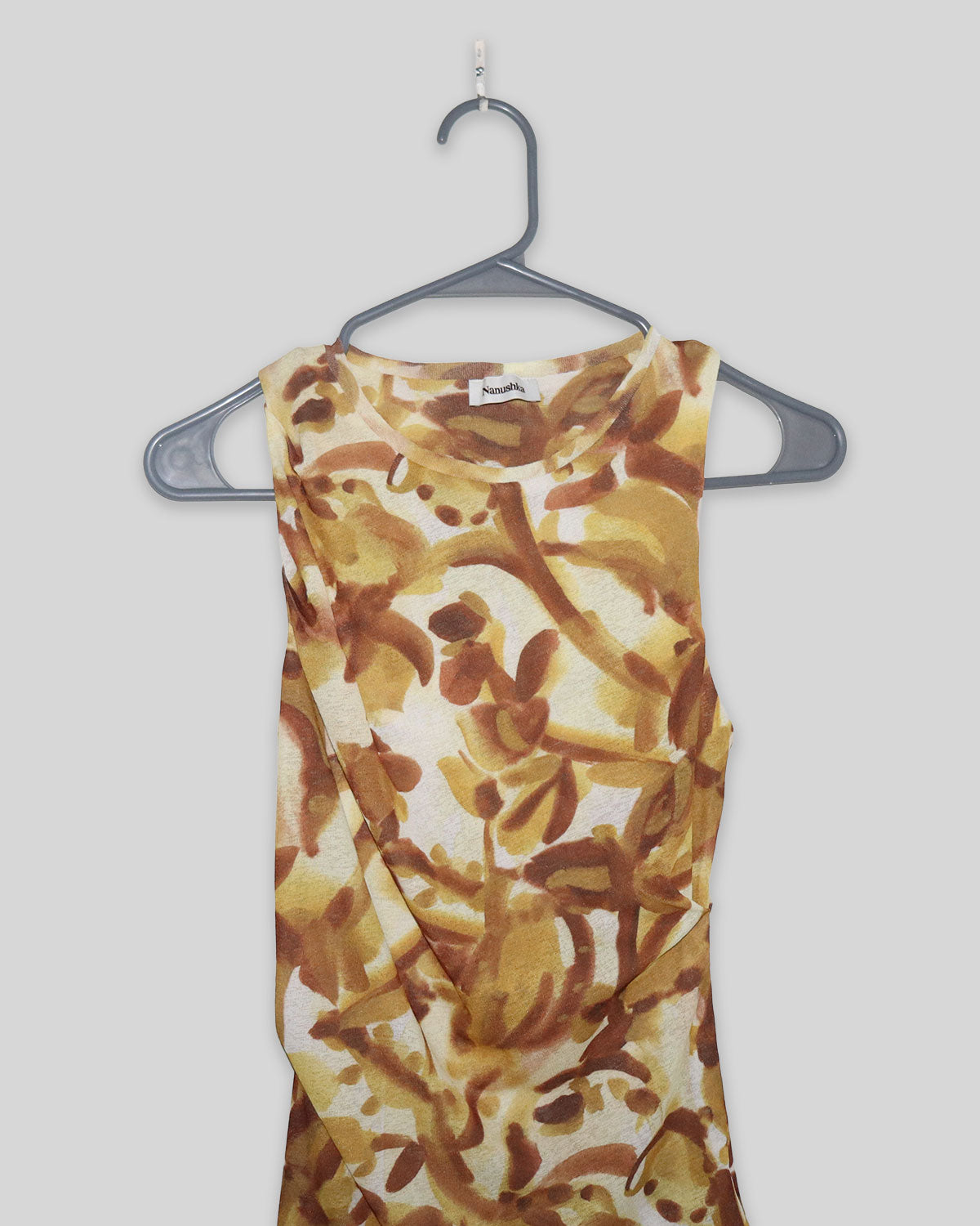 Printed Crew Neck Top