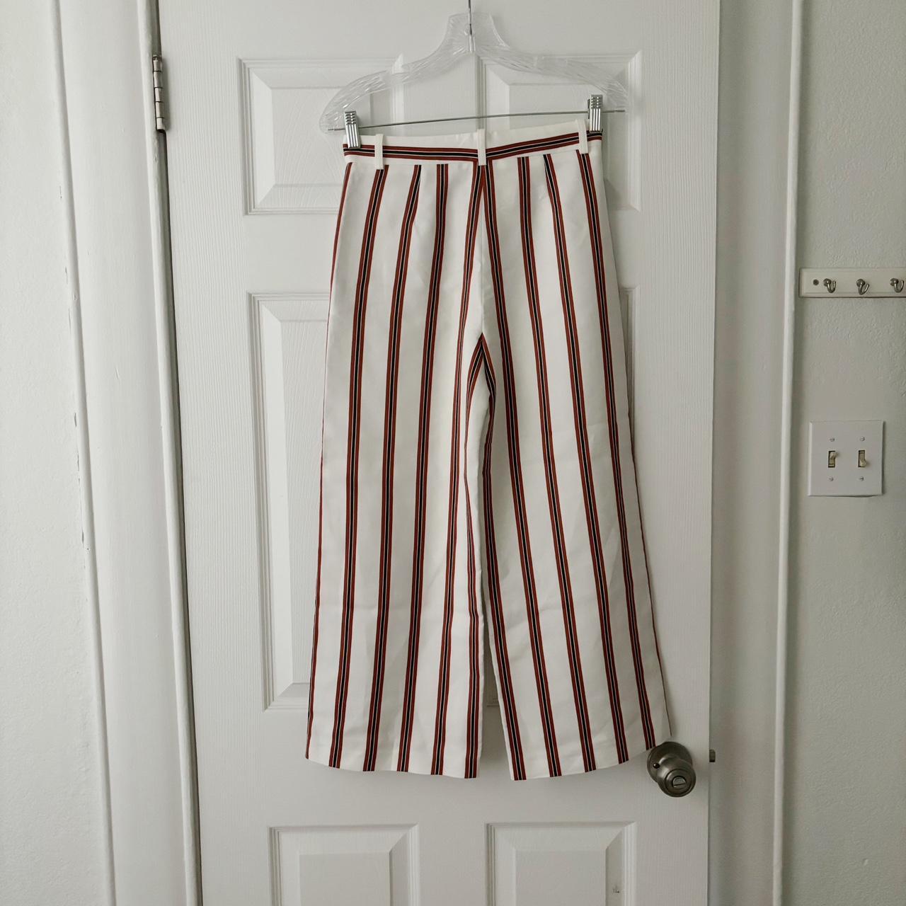 Maje Striped Wide wide-leg pants Size: S