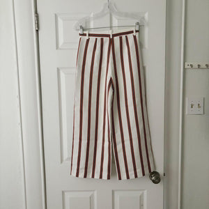 Maje Striped Wide wide-leg pants Size: S