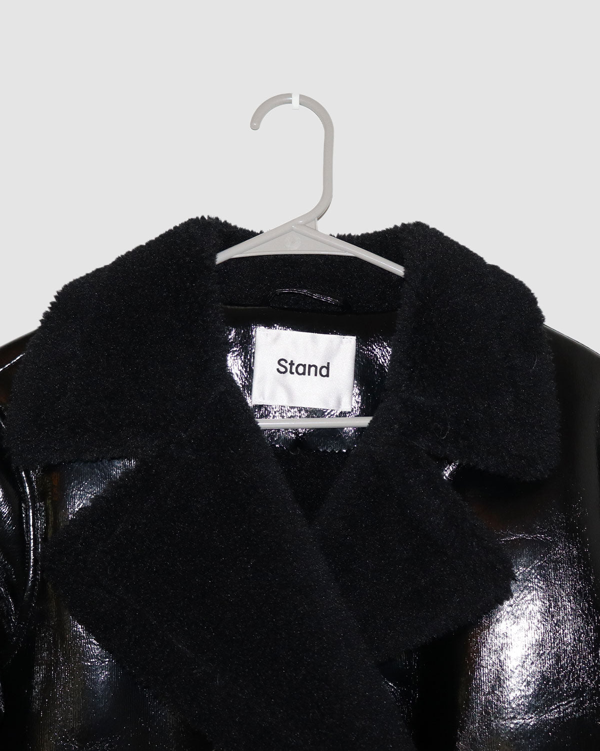 Stand Faux Fur coat Size: S