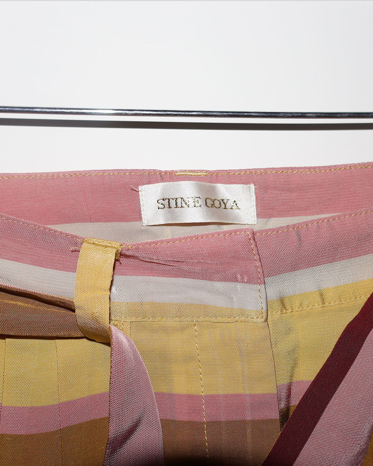 Striped Straight Leg Pants