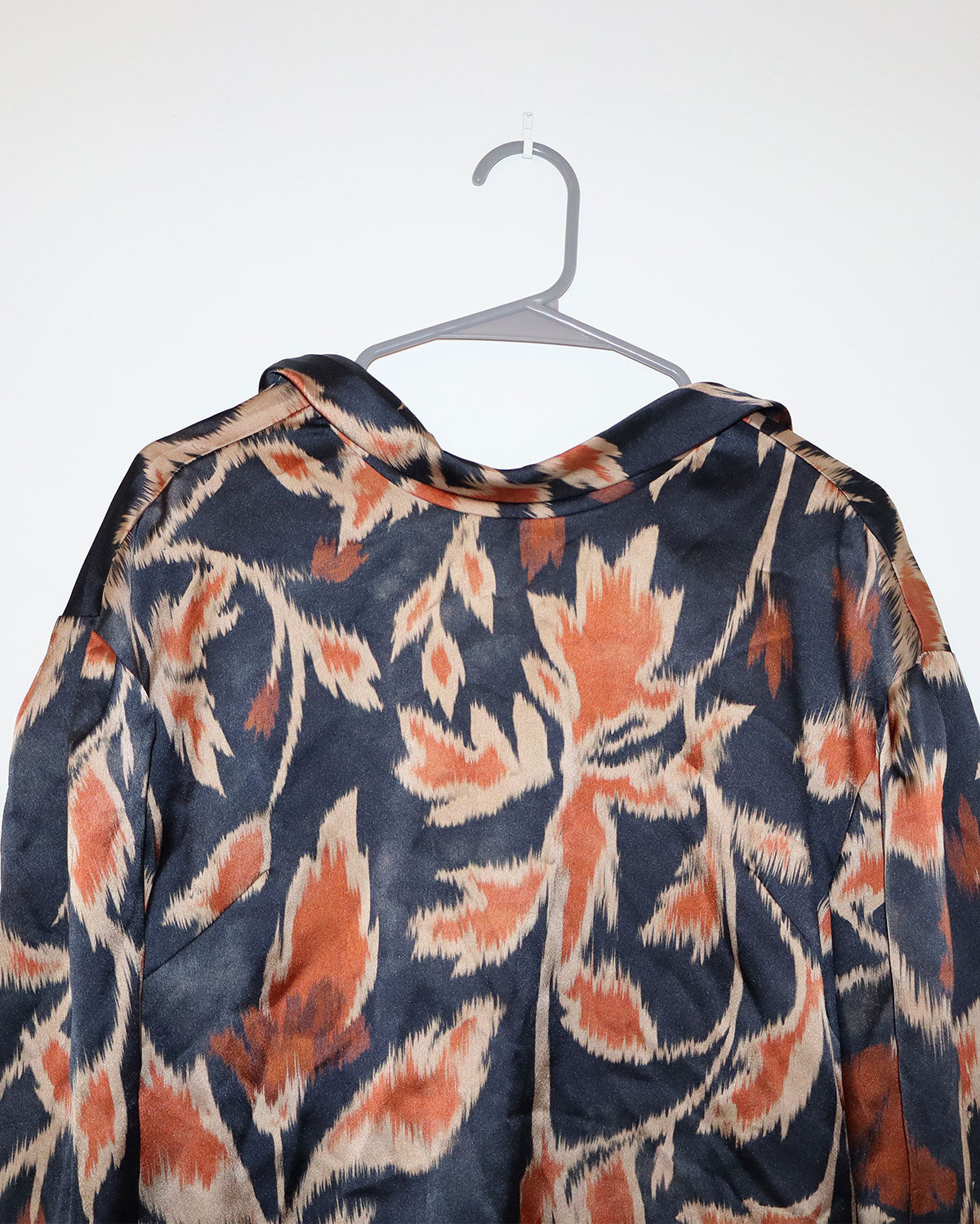 Tanya Taylor Printed Mock Neck Blouse Size: S