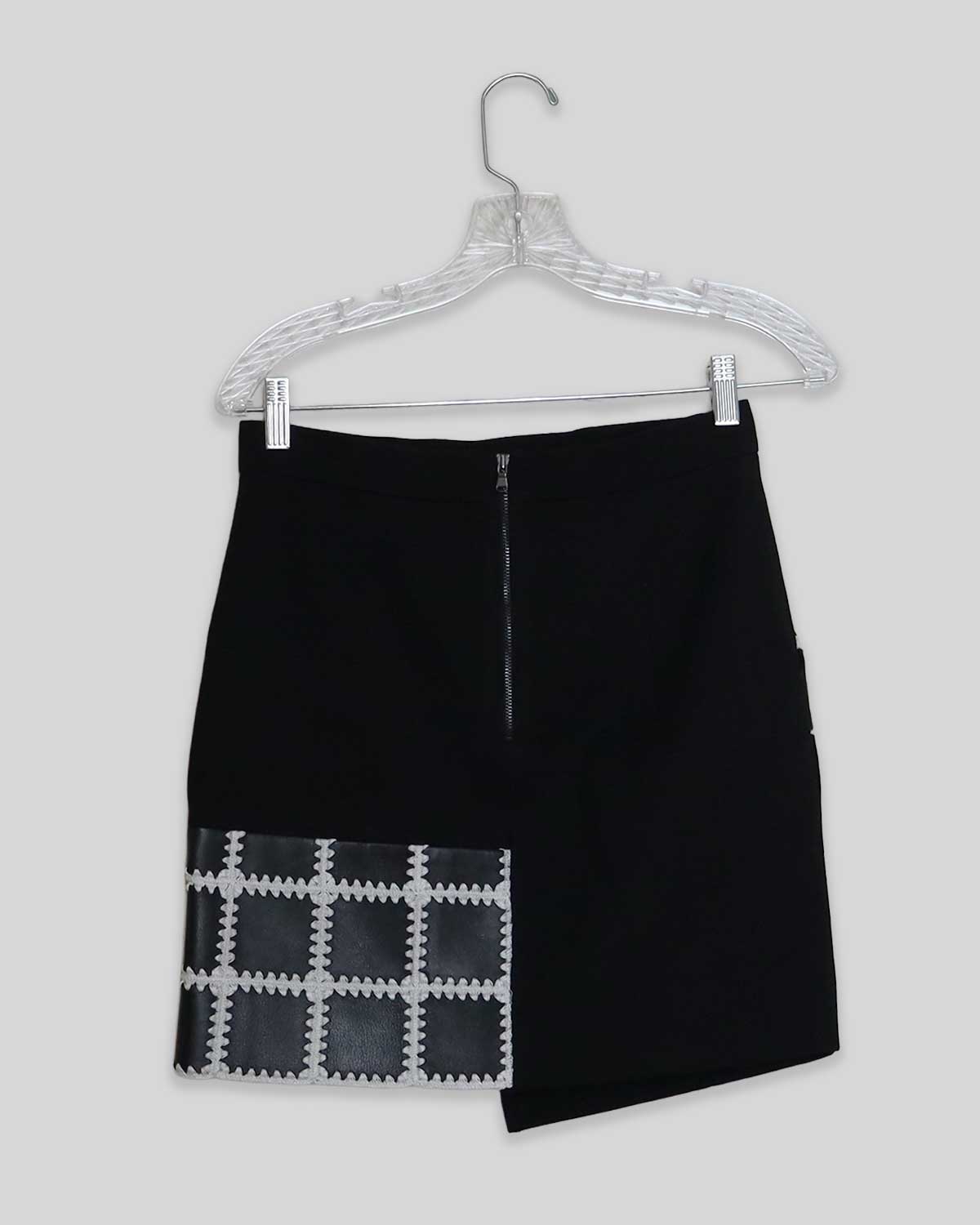 Lamb Leather Mini Skirt