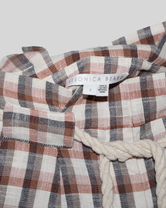 Plaid Print Mini Shorts