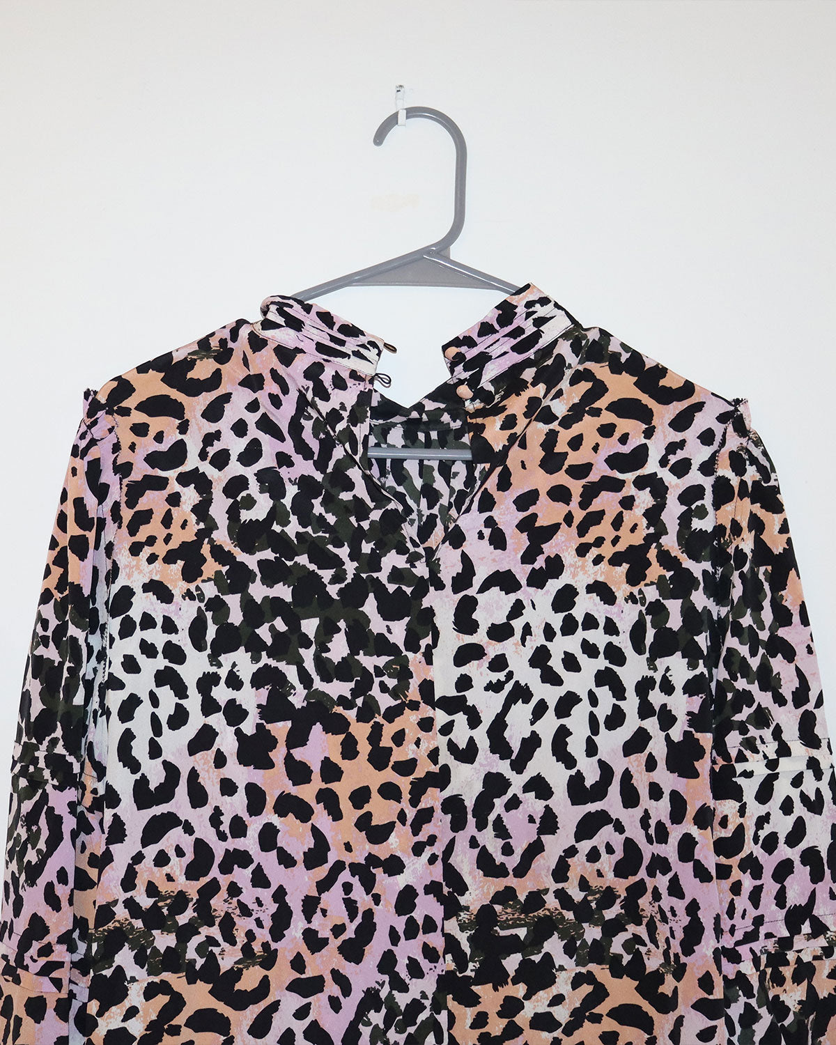 Veronica Beard Silk Animal Print Blouse Size: L | US 10