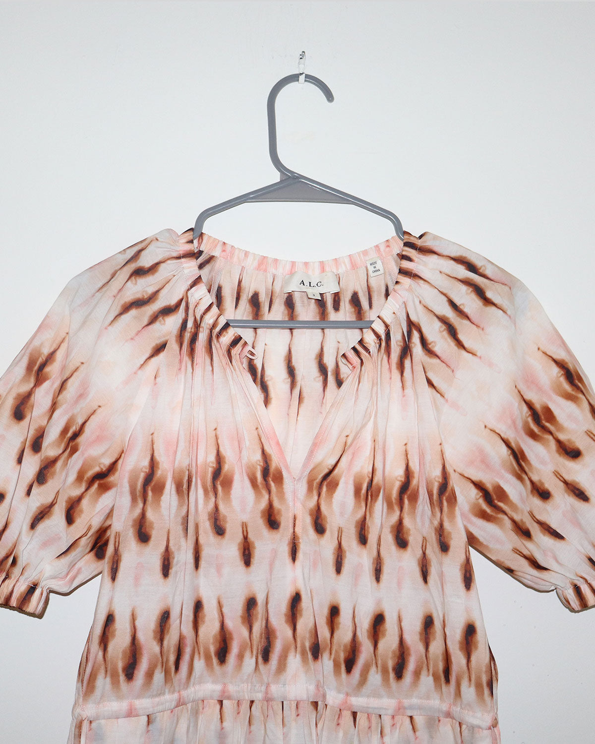 Tie-Dye Print Long Dress