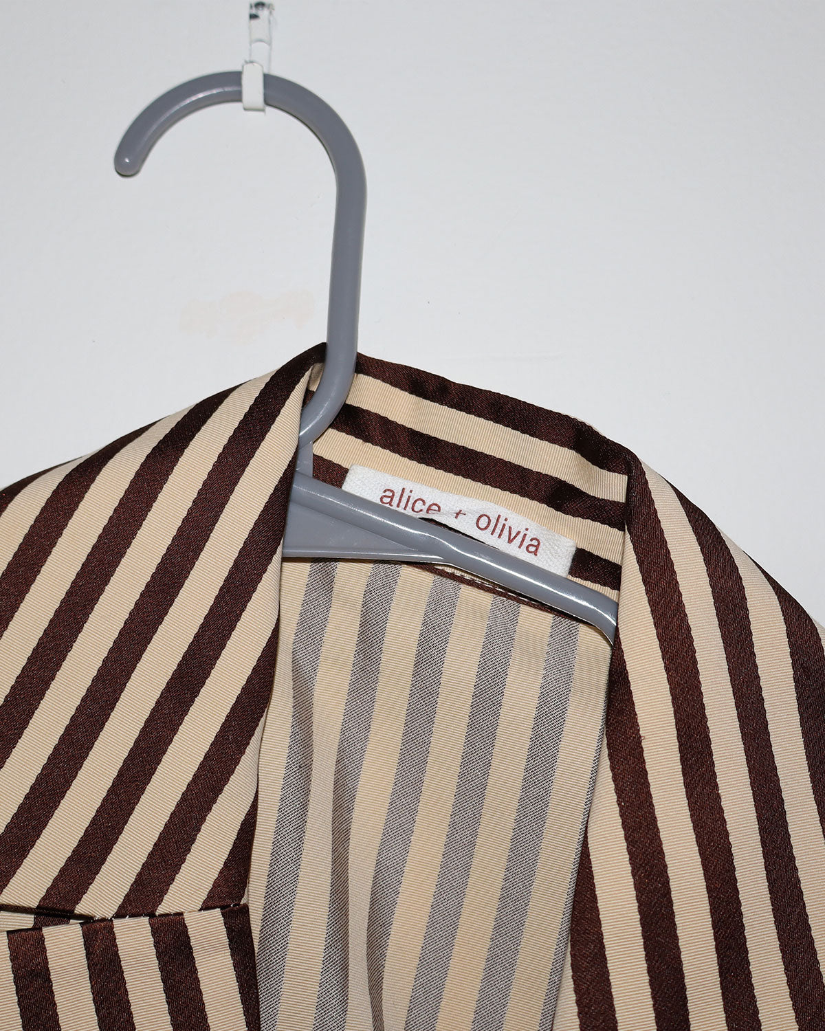 Alice + Olivia Striped Coat Size: S