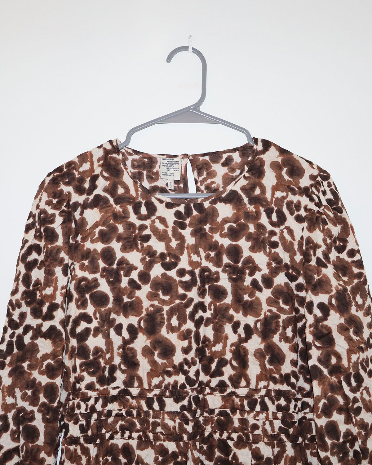 Baum und Pferdgarten Animal Print Mini Dress Size: M