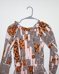 Printed Mini Dress