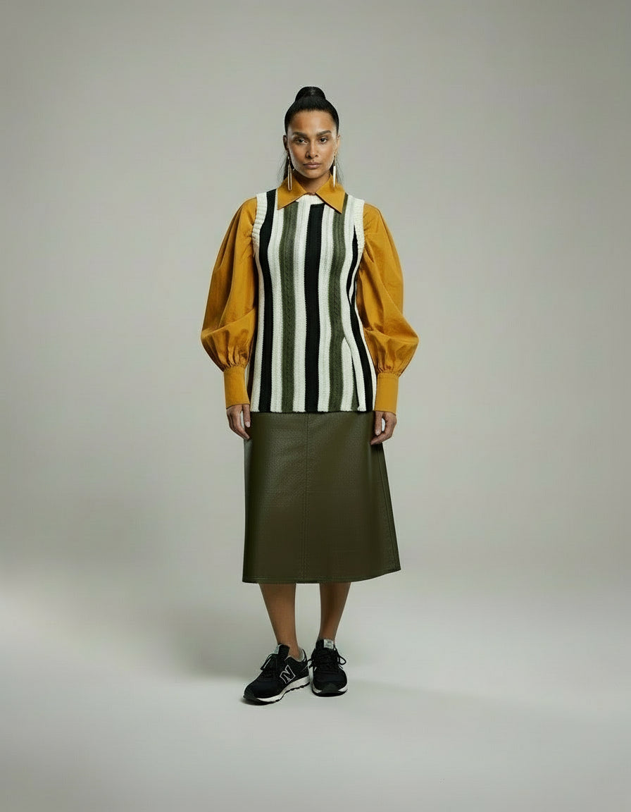 Striped Crew Neck Sweater