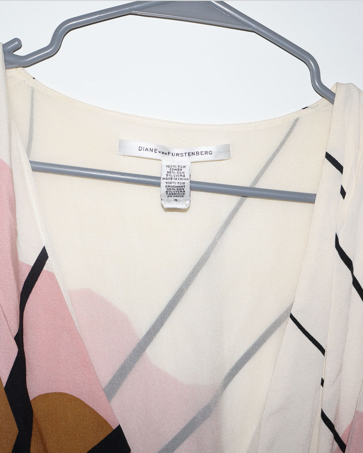 Silk Knee-Length Dress