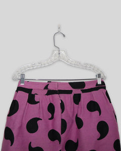 Paisley Print Mini Skirt