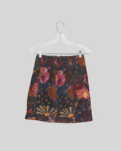 Printed Mini Skirt