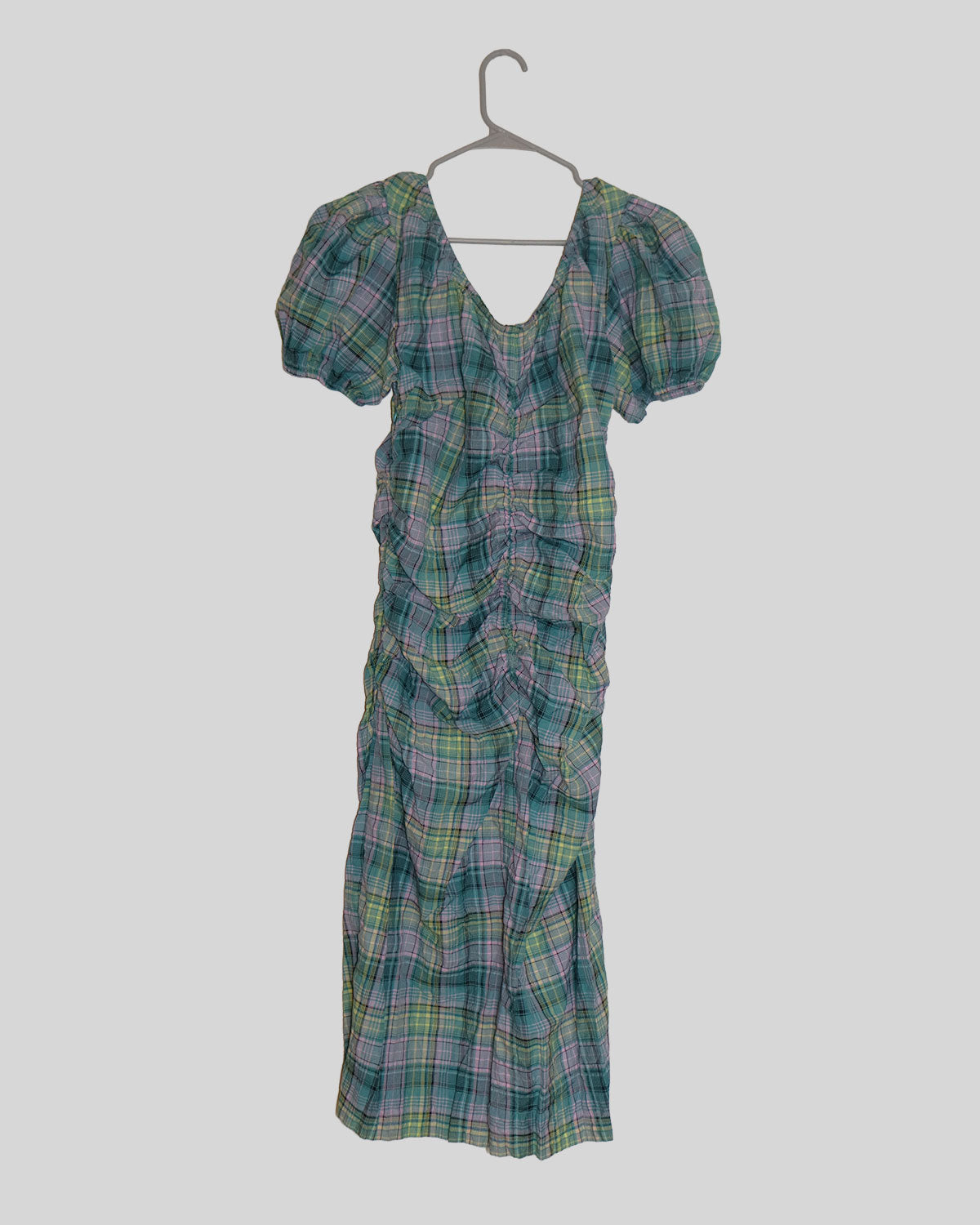name on dress Rosie Assoulin Halter In The Name Of Love Dress Green 8