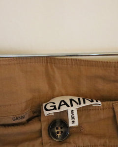 GANNI Wide Leg Pants Size: L