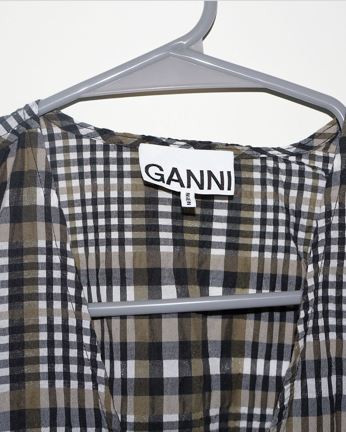 Plaid Print Mini Dress