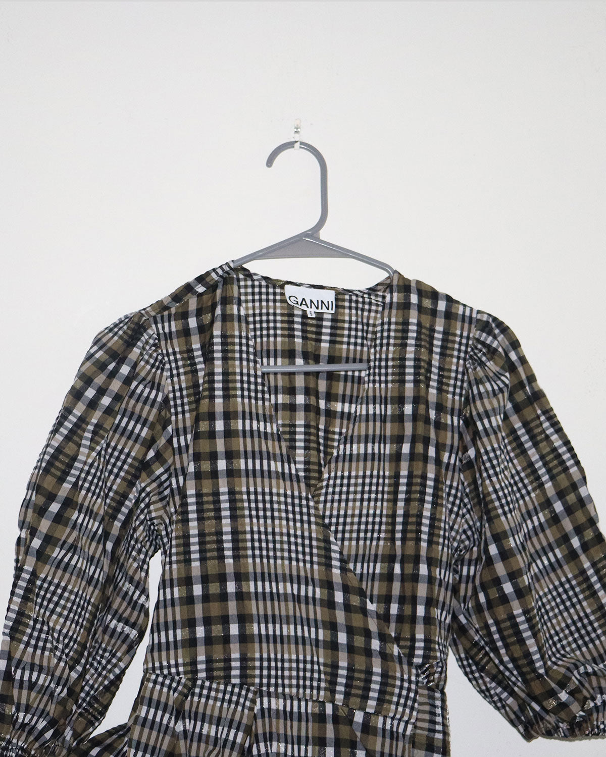 Plaid Print Mini Dress