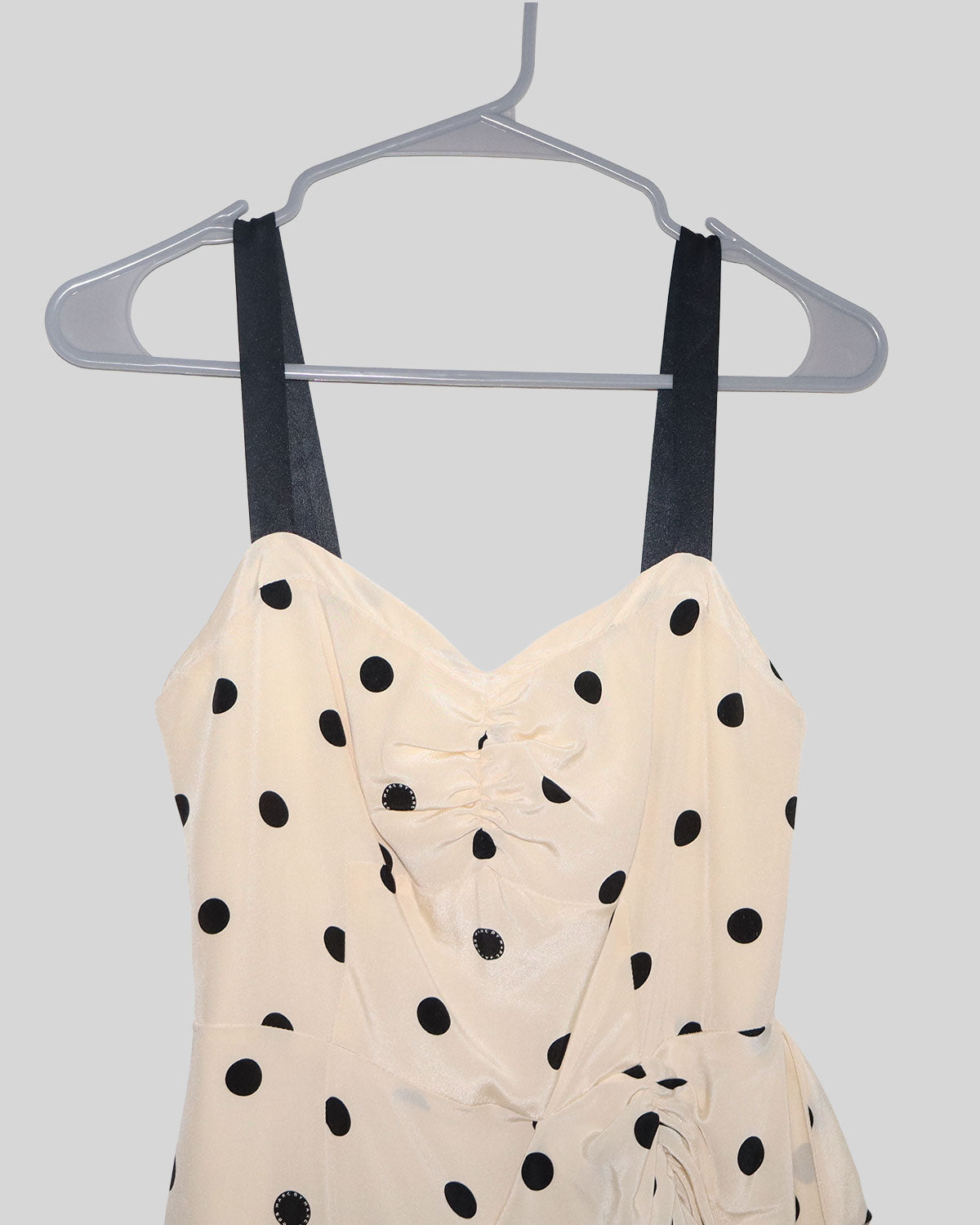 Polka Dot Print Mini Dress