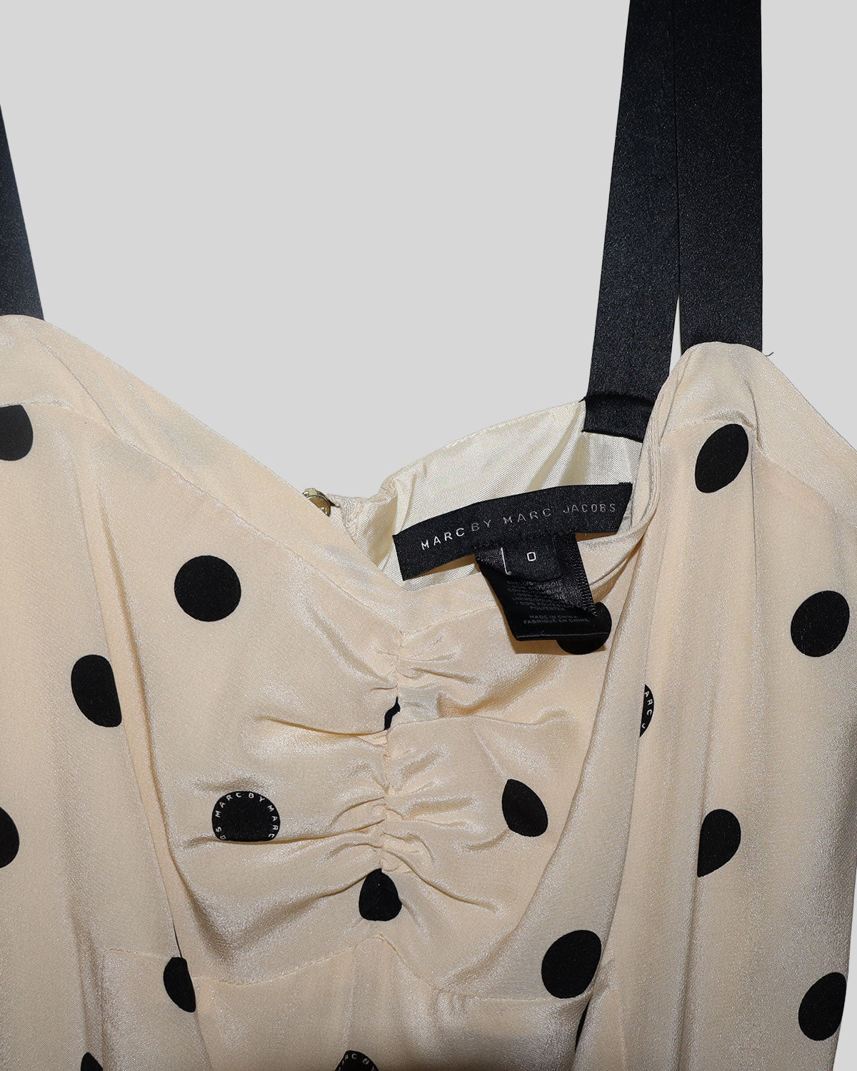 Polka Dot Print Mini Dress