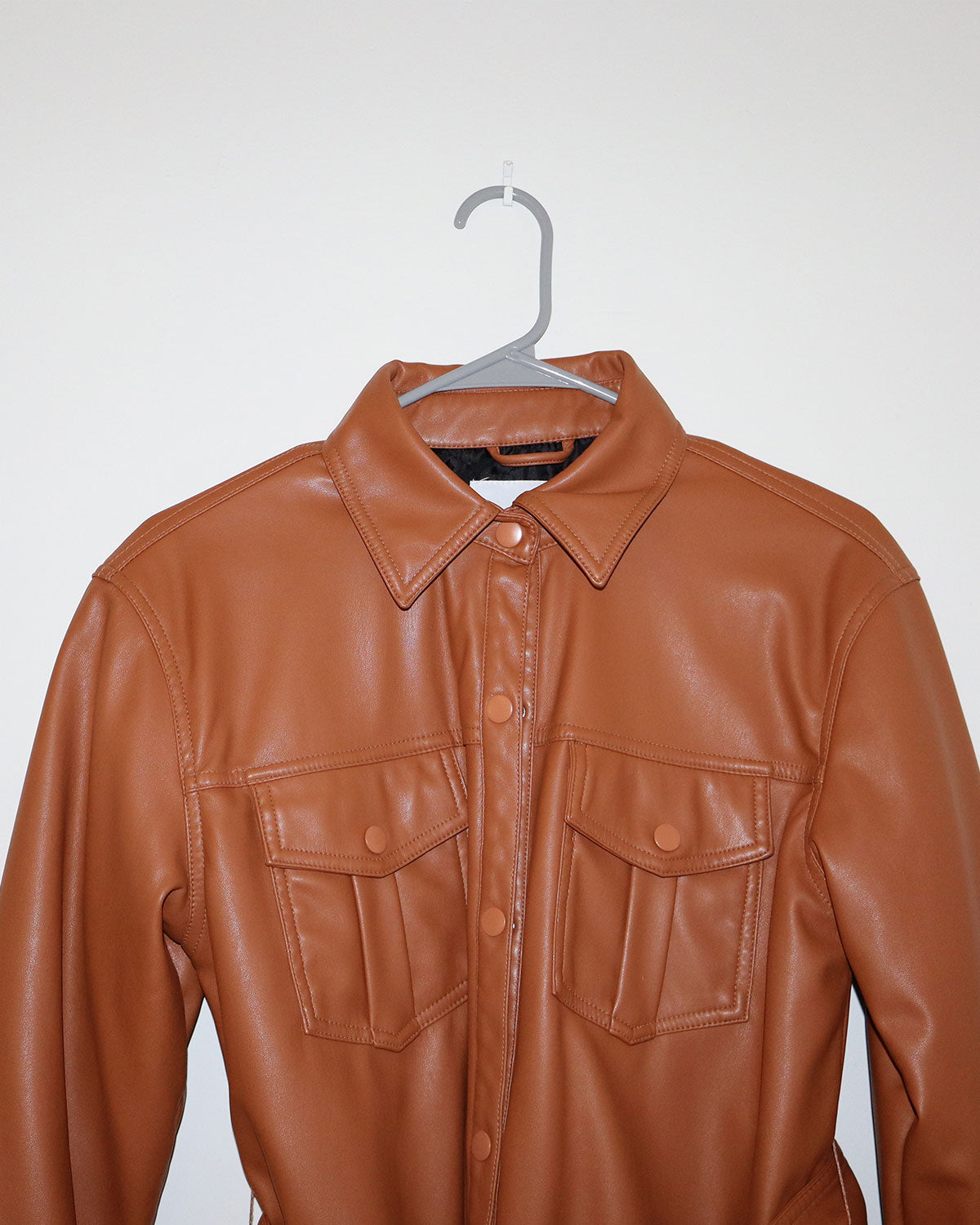 NLVT faux leather jacket size XS