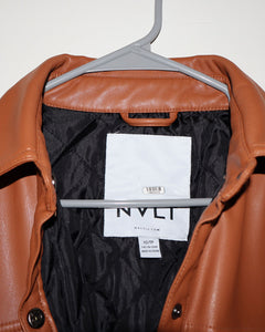 NLVT faux leather jacket size XS