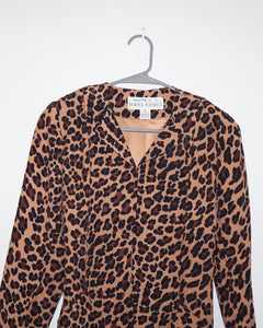 Norma Kamali Animal Print Jacket Size: S