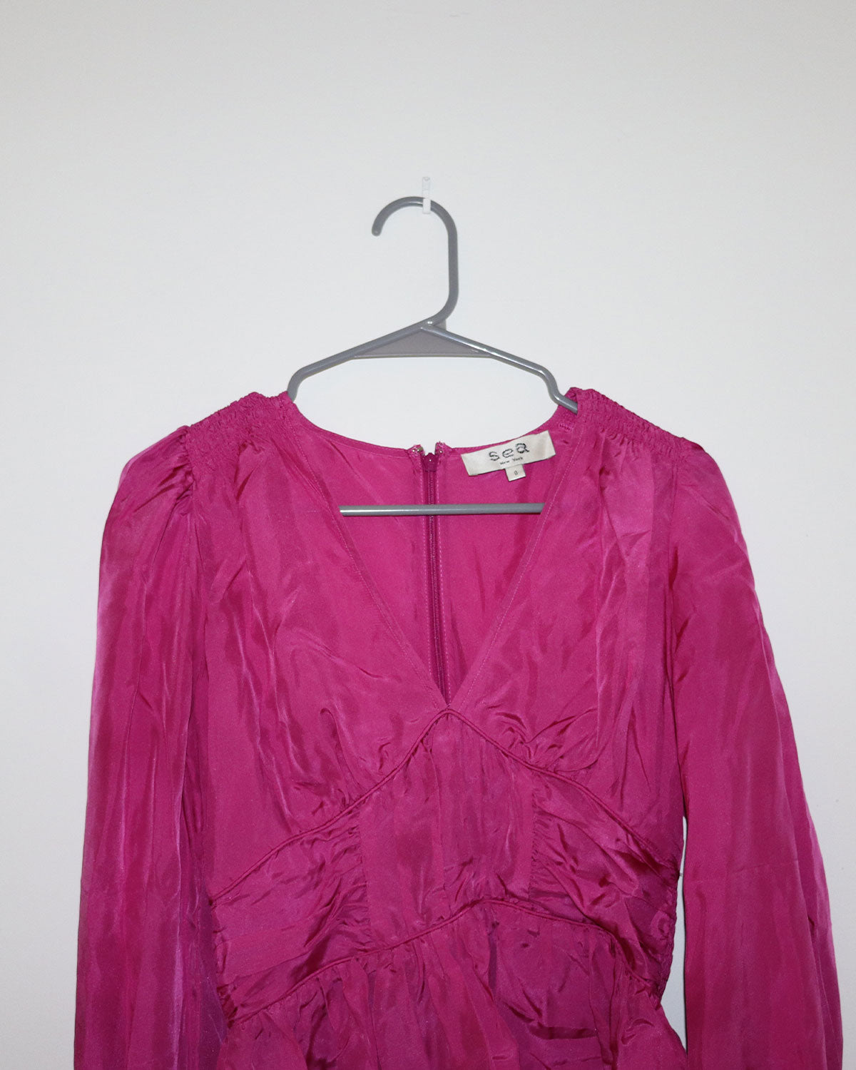 Sea New York Silk V-Neck Blouse Size: XS | US 0