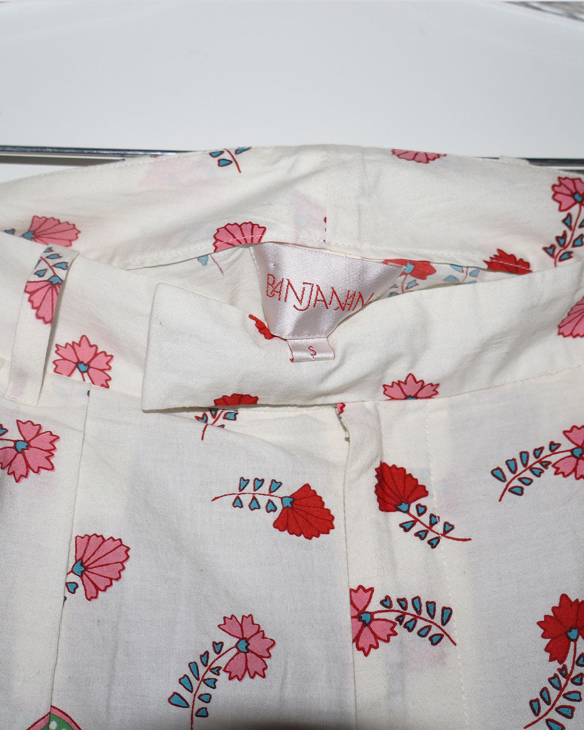 Paisley Print Mini Shorts