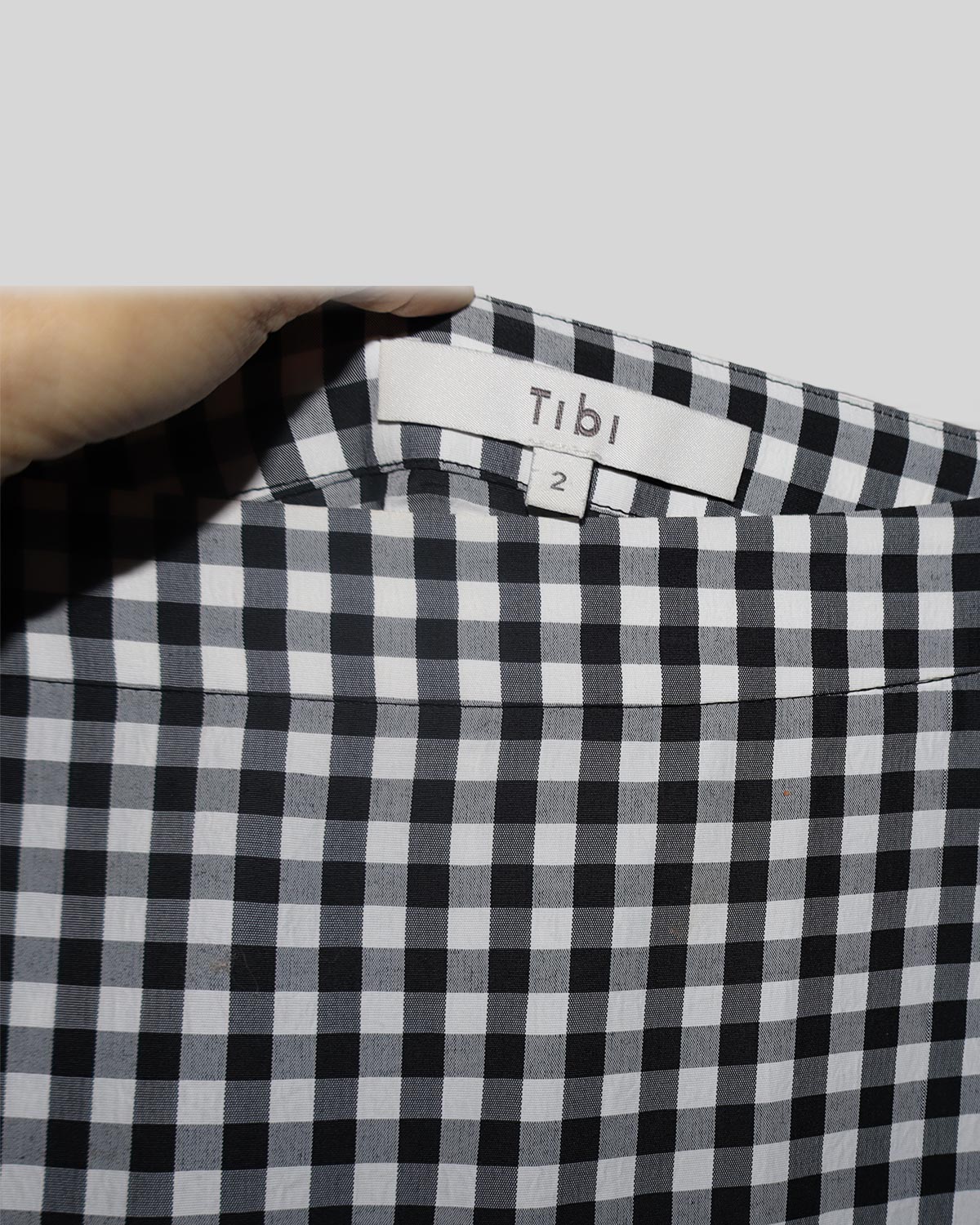 Plaid Print Midi Length Skirt