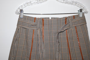 TORY BURCH Plaid Print Knee-Length Skirt Size: M | US 6