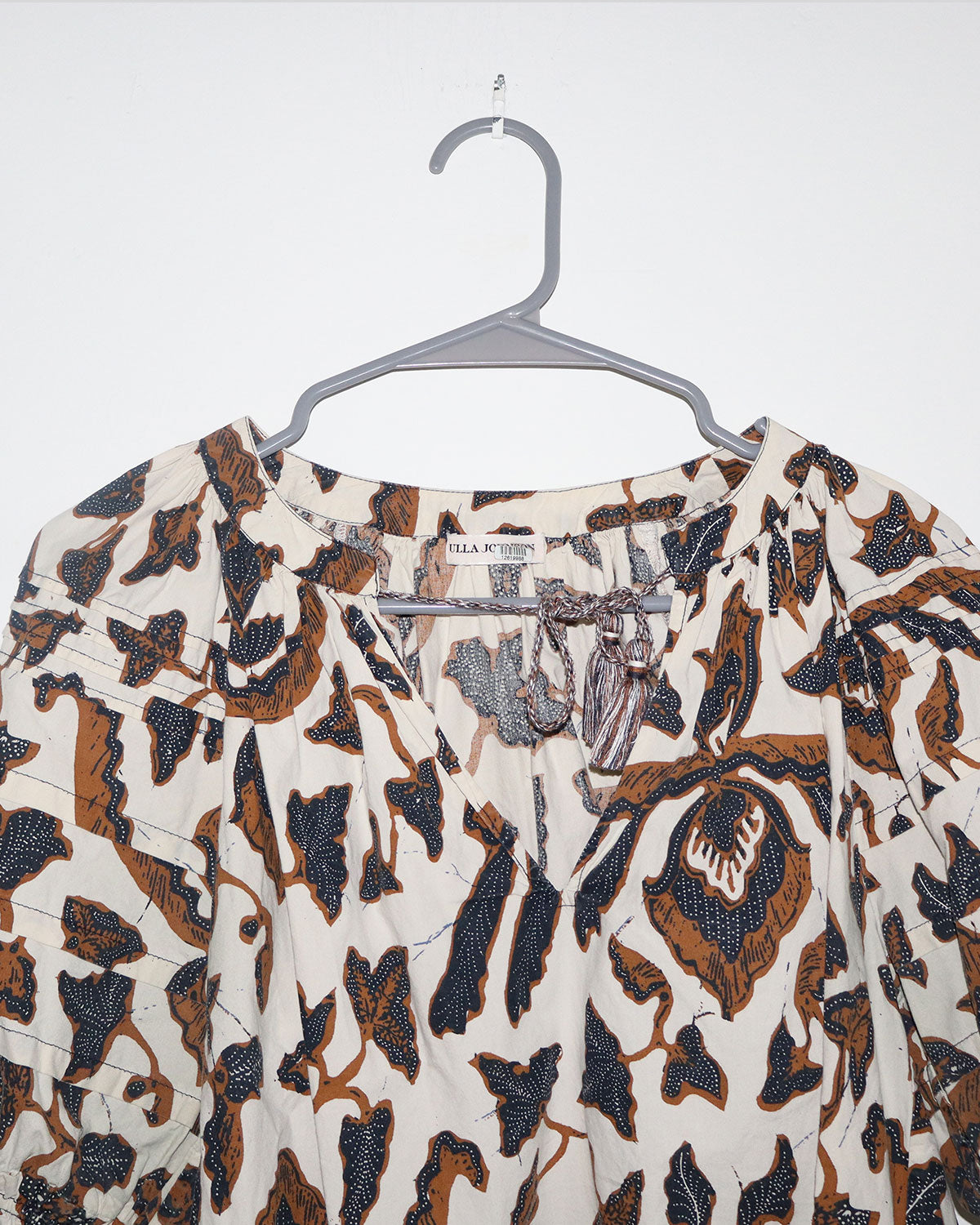 Printed Crew Neck Blouse
