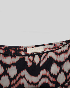 Tie Dye Print Maxi Skirt