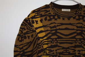 Ulla Johnson Animal Print Crew Neck Sweatshirt Size: S