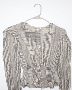 Ulla Johnson striped blouse size XXS